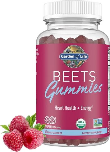 Garden of Life, Beets Gummies Raspberry Organic, 60 Count in Saudi Arabia