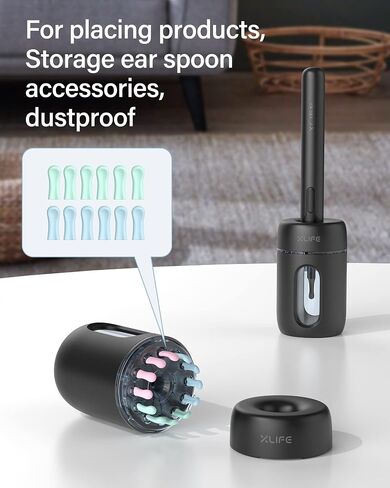 Ear Wax Removal, Ear Cleaner with Camera, Ear Wax Removal Tool Camera with 1080P, Otoscope with Light, Ear Wax Removal Kit with 6 Ear Pick, Ear Camera for iPhone, iPad, Android Phone in Saudi Arabia