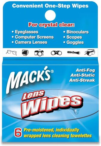 Mack's Lens Cleaning Wipes - 6 Count in Saudi Arabia