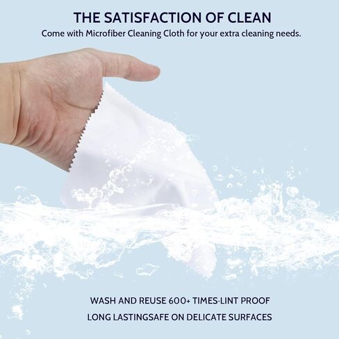 مناديل تنظيف العدسات من تايونك، مناديل مبللة مسبقا مضادة للضباب للنظارات والنظارات الشمسية والنظارات والشاشات والكاميرا وعدسات المنظار والنظارات الصناعية والدروع in Kuwait