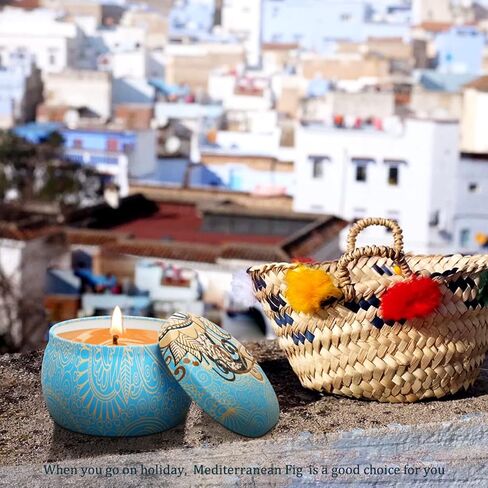 WuNa Scented Candles Gift Set Mom Gifts 4 Cans Aromatherapy Candle 4.4 Oz Natural Soy Wax Bath Yoga Unique Mothers Day Gifts Christmas Birthday Gifts for Women Wife Friends in Saudi Arabia