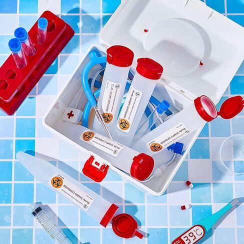 Fabbay 60 Pcs Transportable Sharps Container 6.5 x 1.38 Inches Needle Disposal Containers Home Syringe Disposal Container with Locking Mechanism for Travel First Aid Single Use Diabetes Supplies in Saudi Arabia