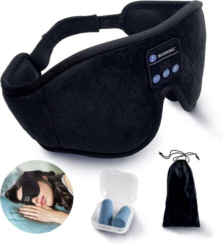 سوك قناع النوم S8 بلوتوث قناع العين النوم 3D بلوتوث عصابة رأس النوم تقنية باردة آلة الضوضاء اللاسلكية الموسيقى الموزونة سماعات رأس رائعة للاسترخاء العين للنوم على الجانب in Kuwait