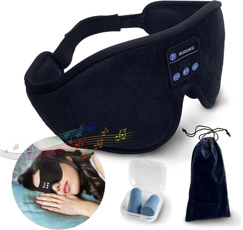 سوك قناع النوم S8 بلوتوث قناع العين النوم 3D بلوتوث عصابة رأس النوم تقنية باردة آلة الضوضاء اللاسلكية الموسيقى الموزونة سماعات رأس رائعة للاسترخاء العين للنوم على الجانب in Kuwait