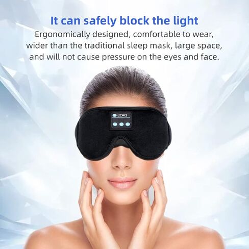 سوك قناع النوم S8 بلوتوث قناع العين النوم 3D بلوتوث عصابة رأس النوم تقنية باردة آلة الضوضاء اللاسلكية الموسيقى الموزونة سماعات رأس رائعة للاسترخاء العين للنوم على الجانب in Kuwait