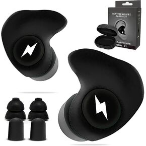 سدادات أذن سوداء، سدادات أذن وسدادات أذن سيليكون قابلة لإعادة الاستخدام لإلغاء الضوضاء، وحماية مريحة للسمع in Kuwait