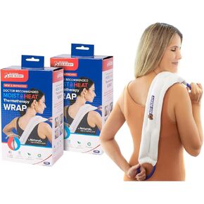 وسادة حرارة بيد بادي للف الرقبة من كاركس هيلث براندز - وسادة تسخين الميكروويف للعضلات المتقرحة - علبة لف باردة للأوجاع والألم in Kuwait