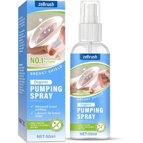 رذاذ الضخ، رذاذ مضخة الثدي العضوي، مادة تشحيم نباتية للدرع وشفة المضخة، خالية من اللانولين، مكونات طبيعية in Kuwait