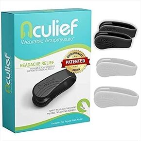 Aculief - Award Winning Natural Headache, Migraine, Tension Relief Wearable – Supporting Acupressure Relaxation, Stress Alleviation, Tension Relief and Headache Relief 2 Pack - (Small Teal) in Saudi Arabia