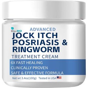 كريم حكة جوك من بيو إم دي، كريم حكة جوك بقوة إضافية للرجال والنساء، كريم الصدفية، علاج السعفة للبشر، كريم الحكة - راحة قوية وسريعة in Kuwait