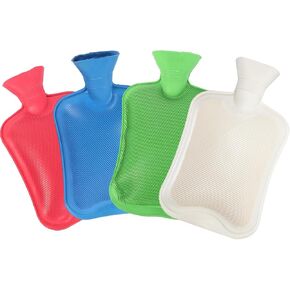 2PC Hot Water Bottle, 1 Liter Hot Water Bag, BPA Free - Durable Hot Water Bottle with Cover, Hot Water Bottles for Pain Relief, Cramps, Warm Compress in Kuwait