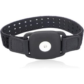Adults Kids Sensor Cover Armband for Freestyle Libre 1 2 & 14 Days Freely Adjustable Diabetic Arm Band CGM Wear Protector Holder Silicone Black Large