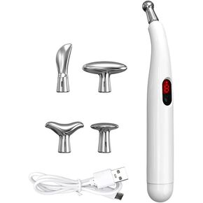 قلم الوخز بالابر من كوود، قلم تدليك بالنبض 5 في 1، قلم تدليك الكتروني قابل لاعادة الشحن بمنفذ USB، قلم تدليك الكتروني لتخفيف الالم in Kuwait