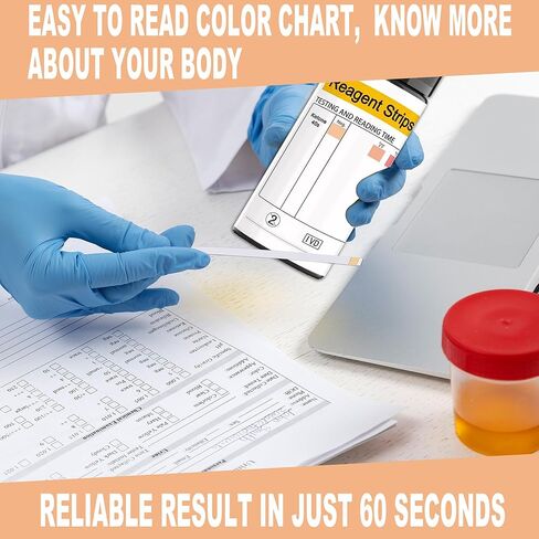 شرائط اختبار الكيتون 200 قيراط - شرائط كيتو للحصول على نتائج سريعة ودقيقة، شرائط اختبار الكيتوزية سهلة الاستخدام، نتائج سهلة القراءة | 200 شريط كيتون in Kuwait