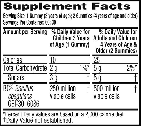 Digestive Advantage Probiotic Gummies For Digestive Health, Daily Probiotics For Women & Men, Support For Occasional Bloating, Minor Abdominal Discomfort & Gut Health, 120ct Natural Fruit Flavors in Kuwait