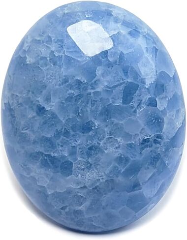 EUSICE - حجر لابرادوريت الطبيعي من النخيل - حجر شفاء للاسترخاء ومضاد للإجهاد - مصنوع يدويًا بنسبة 100% - لابرادوريت من أحجار كريمة أخلاقية لليوجا والتأمل الصحي. جميع المستويات in Kuwait