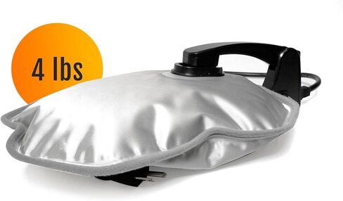 جهاز تدفئة القدمين من هابي هيت، وسادة تسخين كهربائية لتهدئة آلام وتشنجات القدمين، علاج تسخين، استخدام المكتب والمنزل، وسادة مضادة للانزلاق بالماء الساخن، لاسلكية، قابلة لإعادة الاستخدام وقابلة لإعادة الشحن - رمادي in Kuwait