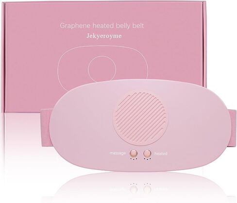 وسادة التدفئة المحمولة من Jekyeroyme، وسادة التدفئة الكهربائية لتشنجات الدورة الشهرية، وسادة التدفئة لآلام الظهر مع 5 مستويات للحرارة و7 أوضاع للتدليك، هدايا للنساء والفتيات. in Saudi Arabia