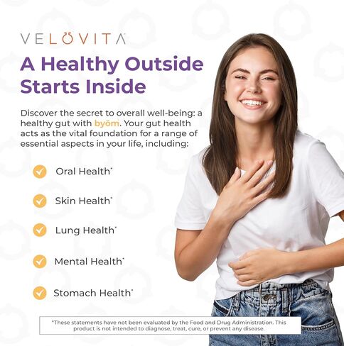 VELOVITA byōm® Remastered Strawberry Flavor - Probiotic with Ionic Minerals and Life-Enhancing Nutrients - Hydrate and Alkalize Your Body - Vegan, Gluten Free, Non GMO and Keto-Friendly - 25 Servings in Saudi Arabia