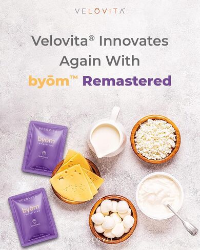 VELOVITA byōm® Remastered Strawberry Flavor - Probiotic with Ionic Minerals and Life-Enhancing Nutrients - Hydrate and Alkalize Your Body - Vegan, Gluten Free, Non GMO and Keto-Friendly - 25 Servings in Saudi Arabia