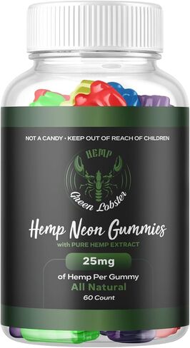 Green Lobster Gummies - Green Lobster Hemp Gummies - Green Lobster Gummys, Green Lobster Gummies Premium Blend Hemp, Green Lobster Hemp Extract Advanced Formula Shark Hemp Tank (60 Gummies) in Kuwait