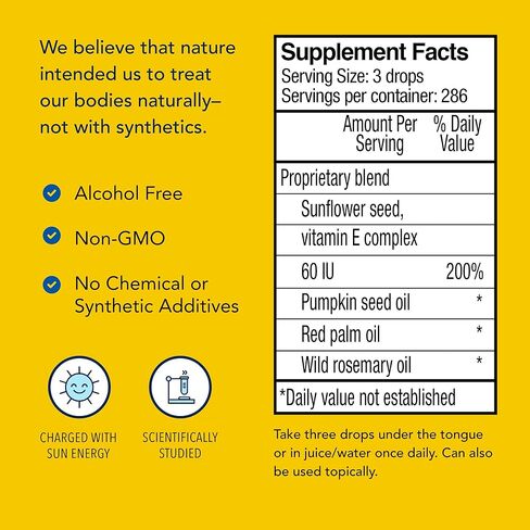 أمريكا الشمالية هيرب آند سبايس Purely-E - 1 فلوريدا. أوقية. - مضاد للأكسدة، بشرة صحية، شفاء - مركب فيتامين E خالي من الصويا من بذور عباد الشمس، بذور اليقطين وزيت النخيل الأحمر الأفريقي - غير معدل وراثيًا - 286 حصة in Kuwait