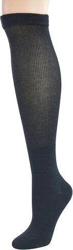 4 أزواج من الجوارب النسائية الضاغطة من Yomandamor فوق الساق بدون خياطة لمرضى السكري in Kuwait