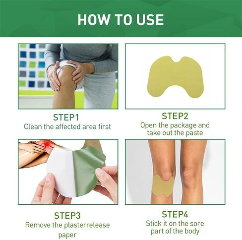 36 قطعة من رقعة الركبة من خط الشعر، رقعات الركبة للعناية بالركبة والظهر والرقبة والكتف in Kuwait