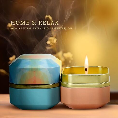 المنزل والاسترخاء 6 حزمة 5oz شمعة معطرة كبيرة، مجموعة شموع الروائح، شمعة الروائح، روائح الزهور القوية، طويلة الأمد، الشموع للمنزل المعطرة، شموع الصويا لهدايا الأم عيد الحب عيد الميلاد in Saudi Arabia