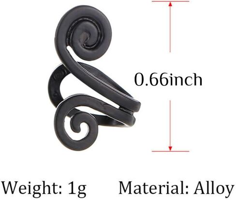 2 Pairs Zunis Acupressure SLI-mm-in Earrings,Non Pierced Ears Earrings for Acupressure,Acupressure Earrings,Earrings Ear Cuff Clip for Women Men in Kuwait