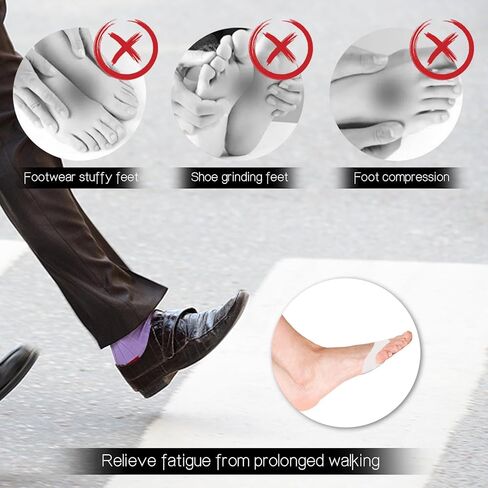 10 Pcs Foot Cushion for Ball of Feet, Metarsal Foot Pads for Women, Forefoot Pads for Women, Foot Pads Ball of Foot Pain in Kuwait