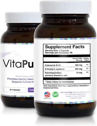 برينستون نيوترينتس™ VitaPulse™ مزيج فيتامين CoQ10، 30 قطعة in Kuwait