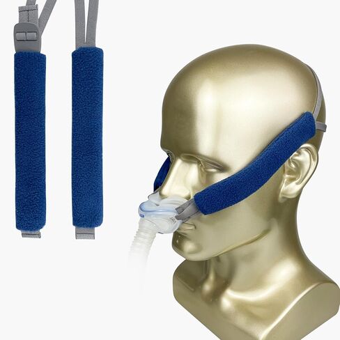 2 حزمة من أشرطة أغطية الرأس Airfit P10 البديلة مع أغطية الأشرطة، مشابك مدمجة قابلة للتعديل بالكامل ومطاطة متينة متوافقة مع Airfit P10 N30 Airsense 10 11 قناع وسادة الأنف (رمادي) in Kuwait