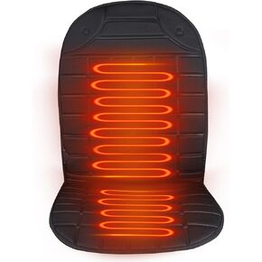 Heated Seat Cover for Winter Fast Heating Pad Seat Warmer Preimum Fabric 2 Models Setting in Saudi Arabia