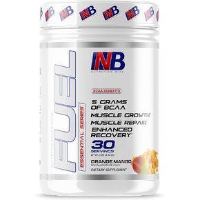 NutritionBizz BCAA Powder, 5 Grams of BCAAs Amino Acids, Post Workout Recovery Drink for Muscle Building, Recovery, and Endurance, 30 Servings (Blueberry Lemonade)