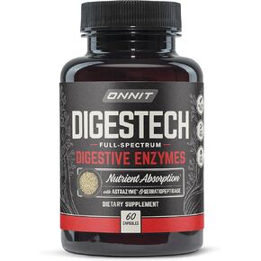Onnit Labs Digestech Professional Grade All-Natural Digestive Enzymes Supplement, 60 Count in Kuwait