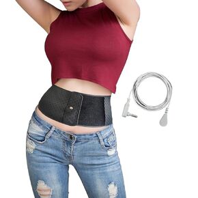 CyclonePlus Grounding pad, Grounding Belt Band Waist Protection for Men and Women, Breathable Back Brace Lumbar Support Belt.Grounding Conductive Carbon Leatherette for Better Sleep, Relieve Pain(S) in Saudi Arabia
