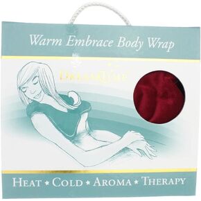 DreamTime Warm Embrace Body Wrap, Cranberry Velvet, 28 x 9 x 1