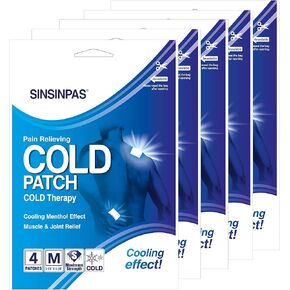 Cold Pain Relieving Patch, 5 Pack, (20 Patches Total) in Kuwait