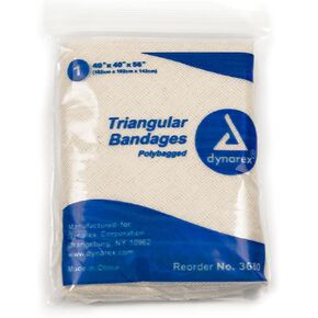 Dynarex 3680 Triangular Bandage, 40" Width, 40" Height, 56" Length (Pack of 12) in Saudi Arabia