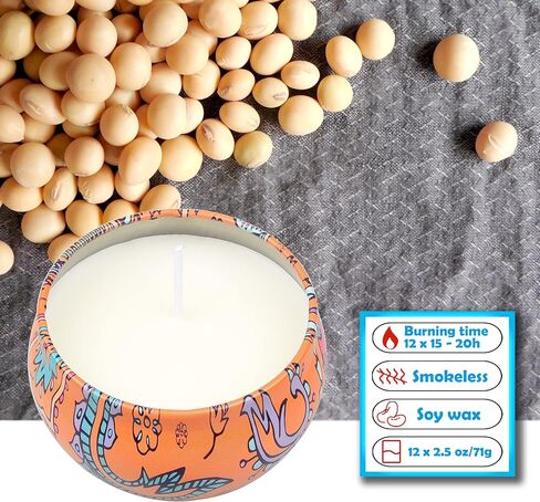 EUPNHY 16 Pack Scented Candles Gift Set 2.5oz Strong Fragrance Aromatherapy Candle Set Soy Wax Decorative Candles for Home Scented Bath and Body Works Candles Relaxation Gifts for Women. in Kuwait