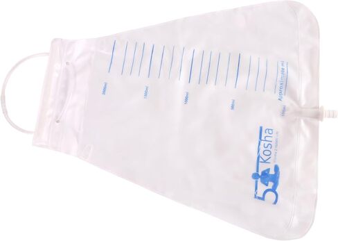 مجموعة حقيبة حقنة شرجية اقتصادية للغاية من 5KOSHA (2 كوارت) - خالية من مادة BPA واللاتكس - قابلة للطي وصغيرة الحجم (عبوة من قطعة واحدة) in Saudi Arabia