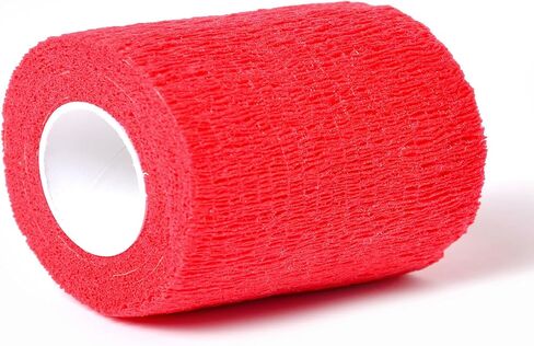 شريط ضمادة لاصق من اكس سيكل مقاس 2 انش × 5 ياردة، عبوة من 12 قطعة، شريط رياضي مرن قوي للمعصم والتواء الكاحل والتورم in Kuwait