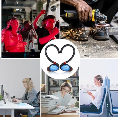 سدادات أذن لتقليل الضوضاء، سدادات أذن سيليكون ناعمة للنوم والتركيز والعمل وحماية السمع - تصميم رومانسي على شكل بجعة، سدادات أذن قابلة لإعادة الاستخدام وقابلة للغسل مع حقيبة محمولة in Kuwait