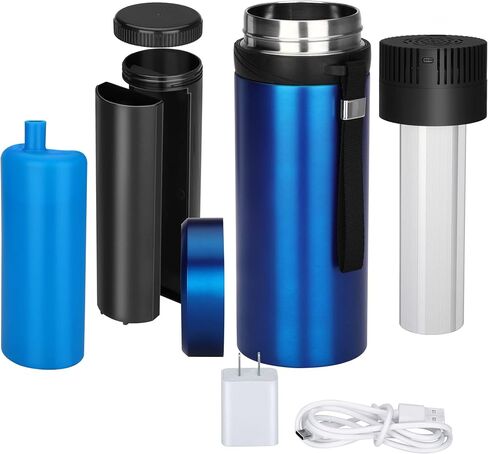 مبرد انسولين، مبرد ادوية للسفر، شنطة تبريد دواء للسفر، شنطة سفر لمرضى السكري بمنفذ USB، معتمدة من ادارة امن المواصلات الامريكية، تحكم تلقائي في درجة الحرارة 36f-46f، ستانلس ستيل 304 in Kuwait