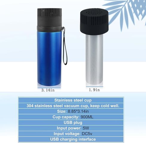 مبرد انسولين، مبرد ادوية للسفر، شنطة تبريد دواء للسفر، شنطة سفر لمرضى السكري بمنفذ USB، معتمدة من ادارة امن المواصلات الامريكية، تحكم تلقائي في درجة الحرارة 36f-46f، ستانلس ستيل 304 in Kuwait