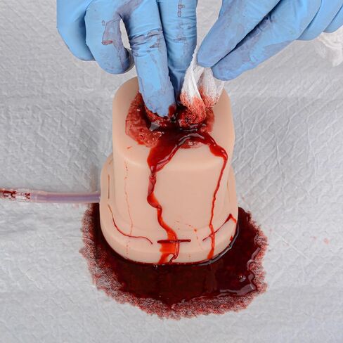 MedEduQuest Gunshot Wound Packing Trainer kit, Stop The Bleed Training Kit, Bleed Control Kit for Medical Classes - Carrying Case in Saudi Arabia