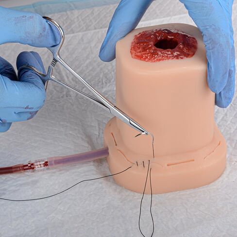 MedEduQuest Gunshot Wound Packing Trainer kit, Stop The Bleed Training Kit, Bleed Control Kit for Medical Classes - Carrying Case in Saudi Arabia