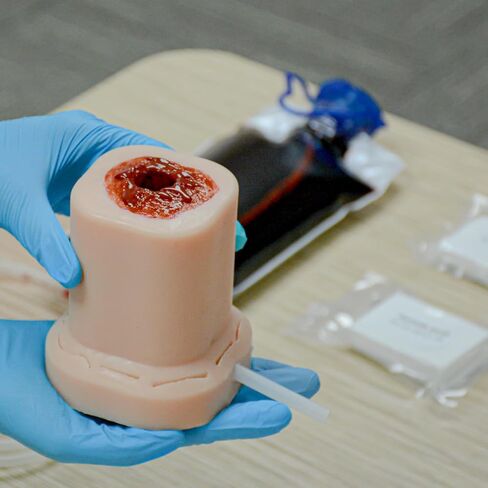 MedEduQuest Gunshot Wound Packing Trainer kit, Stop The Bleed Training Kit, Bleed Control Kit for Medical Classes - Carrying Case in Saudi Arabia