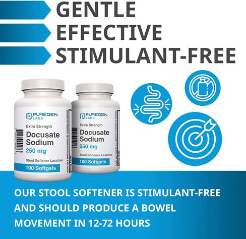 [3 عبوات] Rugby® Docusate Sodium USP، 250 مجم ملين للبراز بقوة إضافية، 100 كبسولة هلامية طرية (عبوة من 3) * قارن مع Colace قوة إضافية ووفر! * UPC in Saudi Arabia